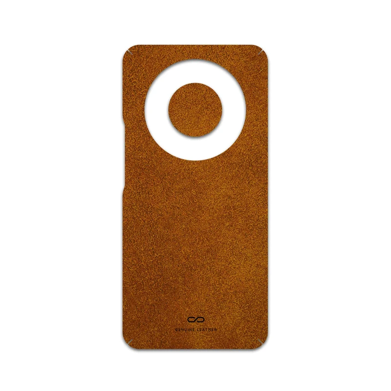 برچسب پوششی ماهوت مدل Brown-Chamois-Leather مناسب برای گوشی موبایل آنر X9b