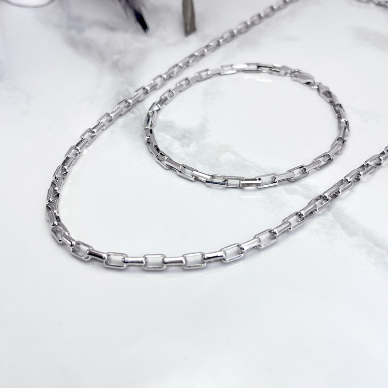 نیم ست نقره مردانه مدل  ونیزی 1361