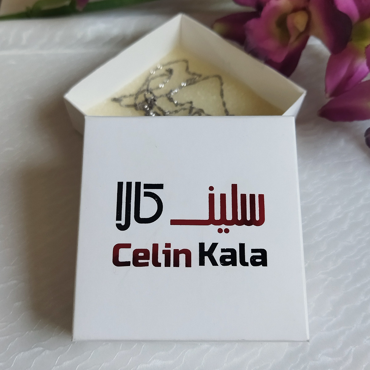 زنجیر نقره زنانه سلین کالا مدل دیسگو T55