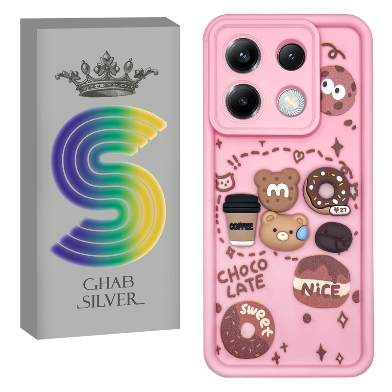 کاور قاب سیلور مدل COFFEE_BEAR مناسب برای گوشی موبایل شیائومی Redmi Note 13 Pro 5G / Poco X6