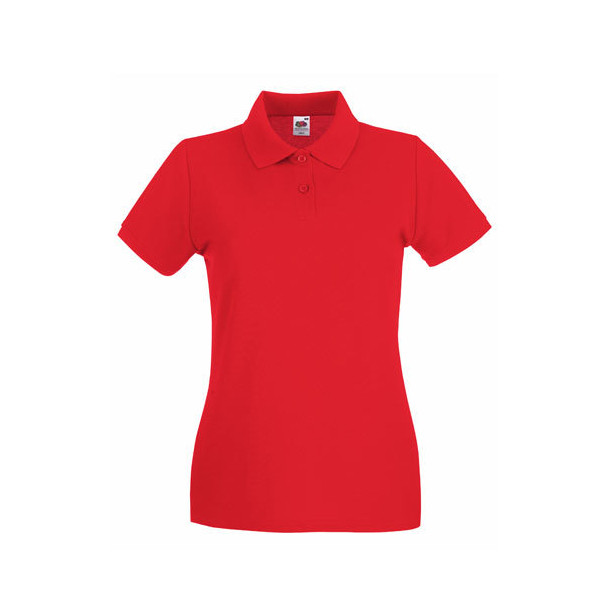 پولوشرت آستین کوتاه زنانه فروت آو د لوم مدل HG-987 رنگ قرمز
