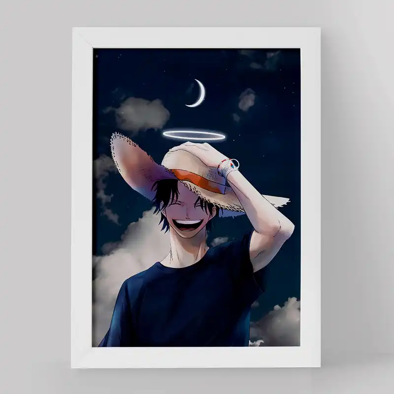 تابلو خندالو مدل لوفی انیمه وان پیس One Piece کد 17221