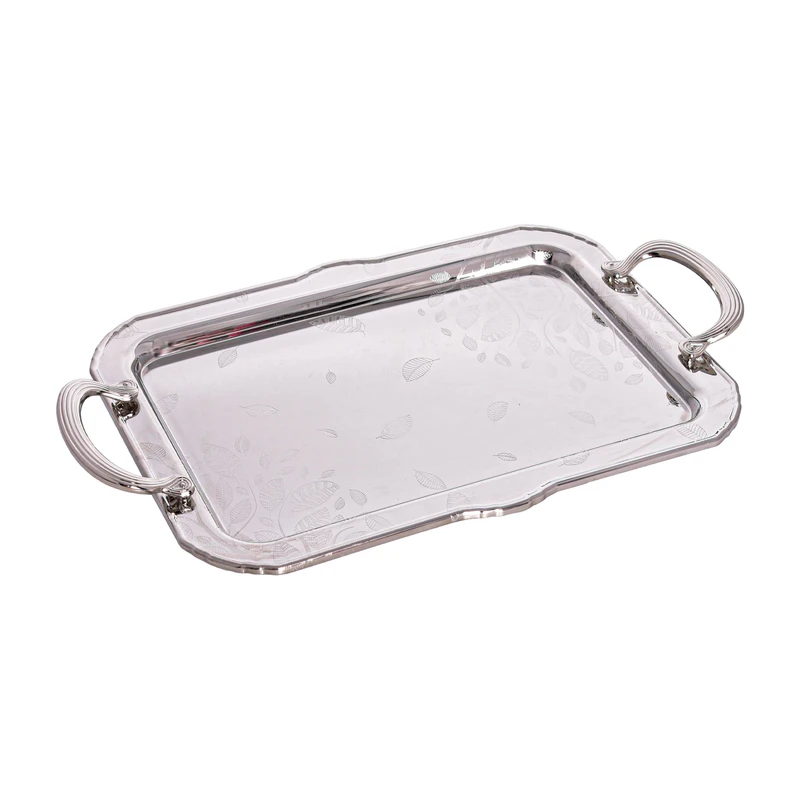 سینی دسته دار یونیک کد 01 - 4019 سایز 26*36 سانتی متر