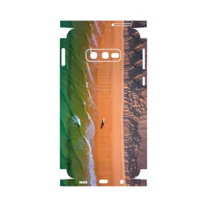MAHOOT Beach and Green Sea-FullSkin Cover Sticker for Samsung Galaxy S10e