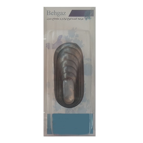 کاتر شیرینی پزی بهگز مدل زبان مجموعه 7عددی