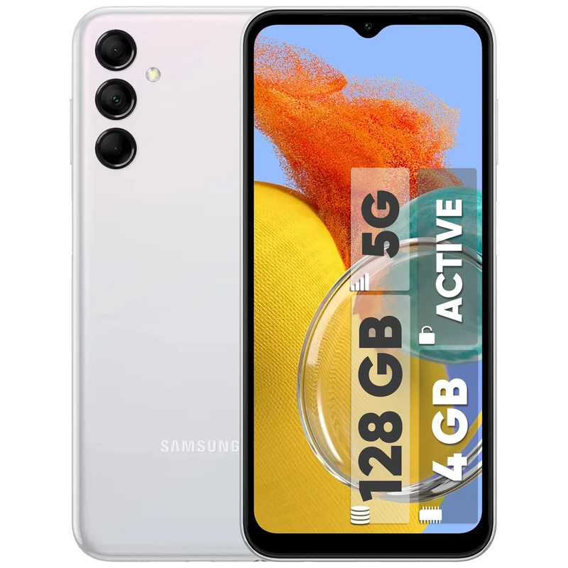 گوشی موبایل سامسونگ مدل Galaxy M14 5G دو سیم کارت ظرفیت 128 گیگابایت و رم 4 گیگابایت