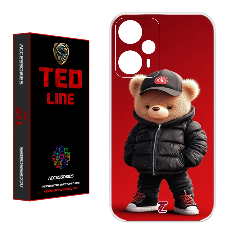 کاور تد لاین طرح تدی کد 1113 مناسب برای گوشی موبایل شیائومی Poco F5