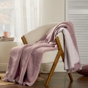 پتو ازدلیک مدل ponponlu سایز 220x180 سانتی متر