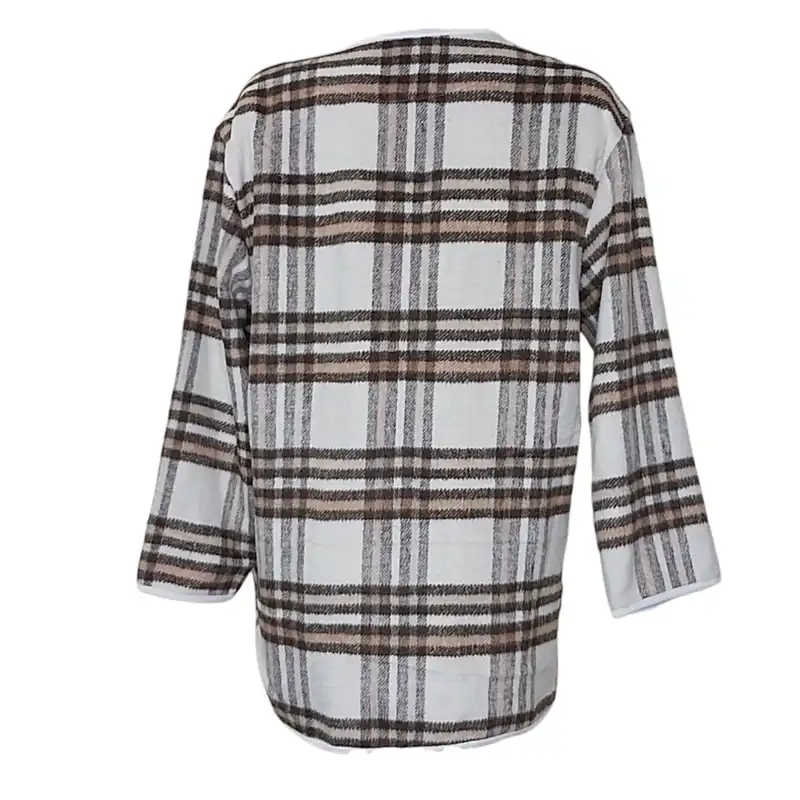 پالتو زنانه مدل فوتر چهارخونه