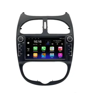 پخش کننده تصویری خودرو ویکوپلاس مدل اندروید مناسب برای پژو 206