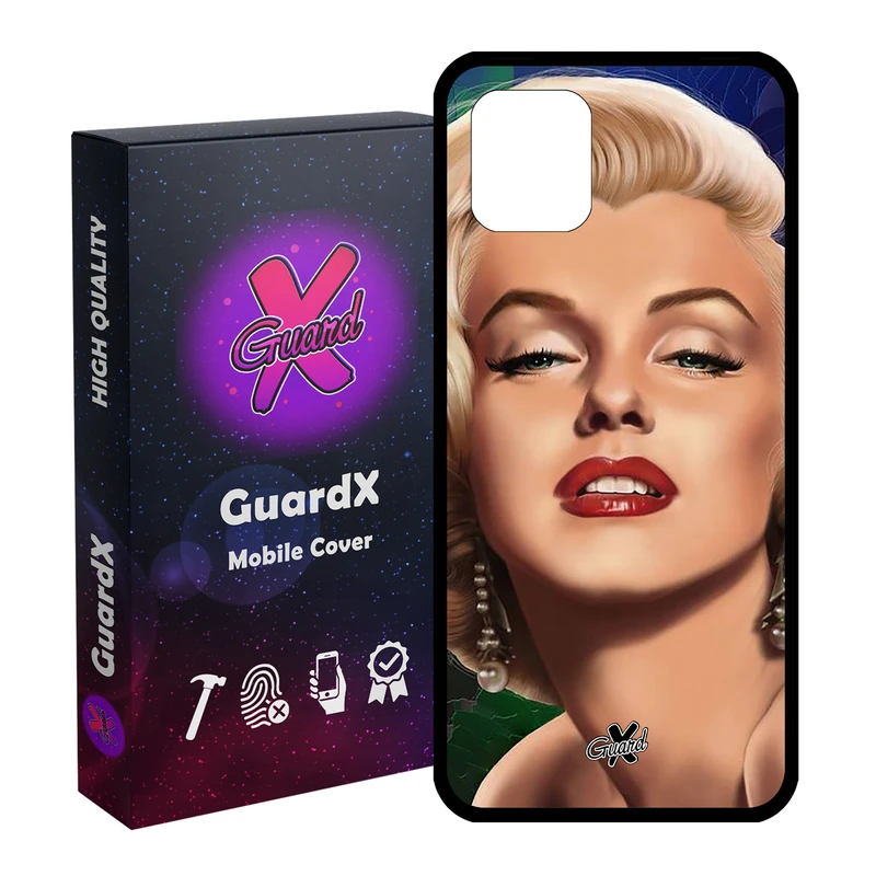 کاور گارد ایکس طرح Marilyn Monroe مدل Glass10300 مناسب برای گوشی موبایل سامسونگ Galaxy Note 10 Lite