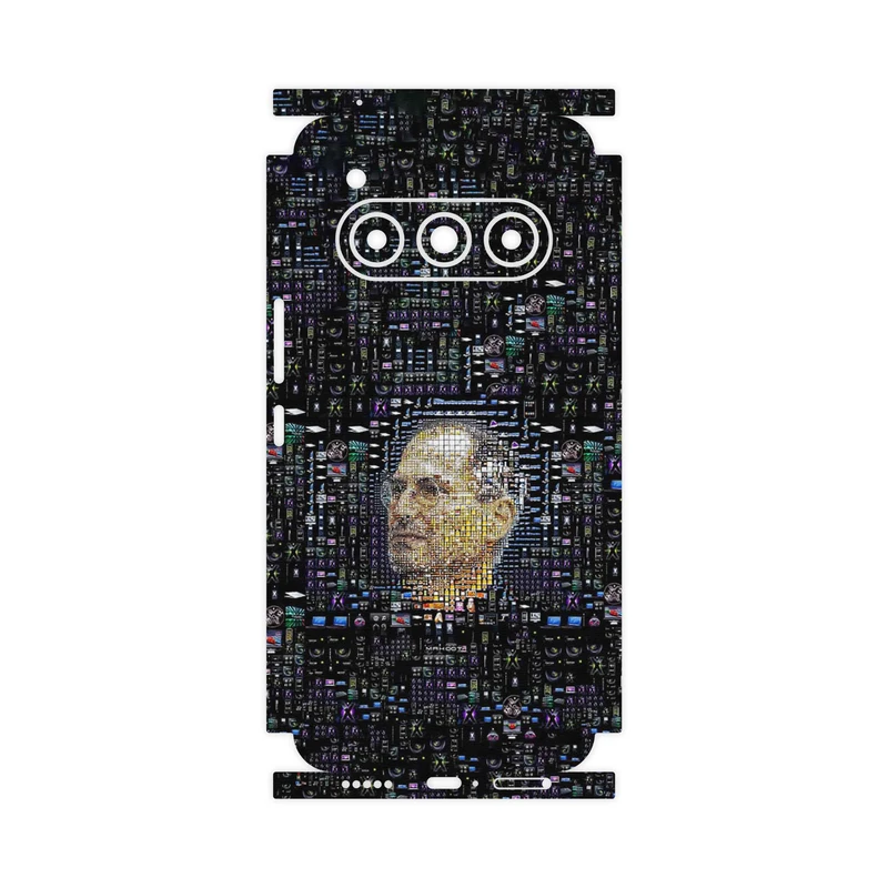 برچسب پوششی ماهوت مدل Collage of Steve Jobs 2-FullSkin مناسب برای گوشی موبایل داریا Bond II Lite 5G