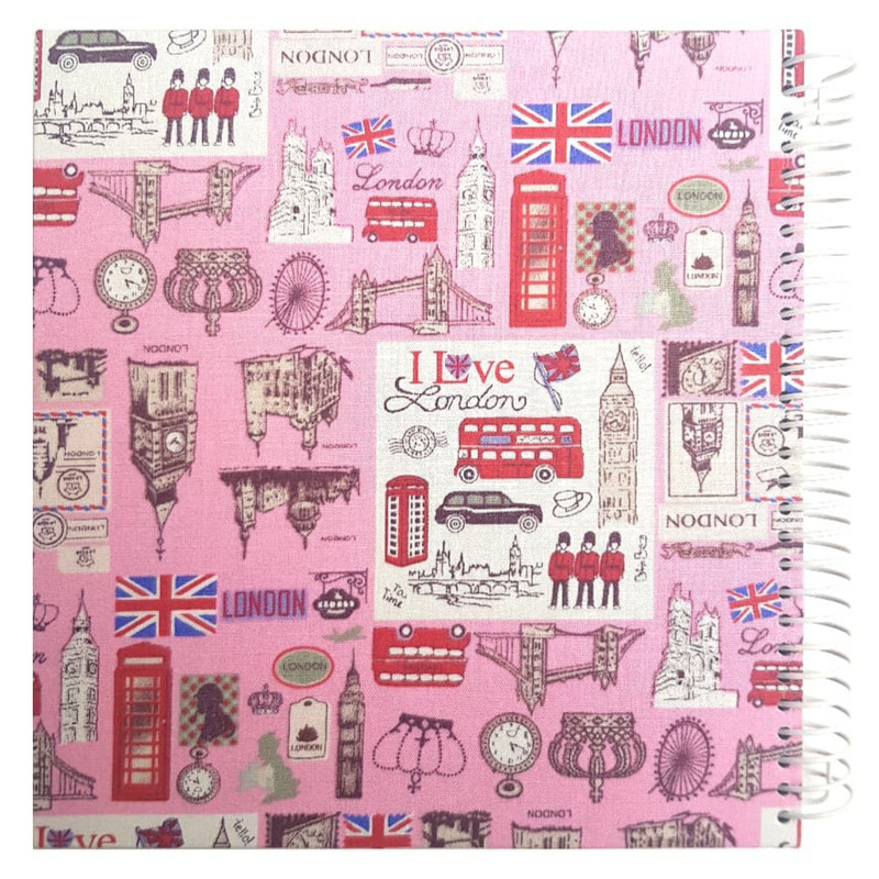 دفتر طراحی 60 برگ مدل اتوبوس لندن