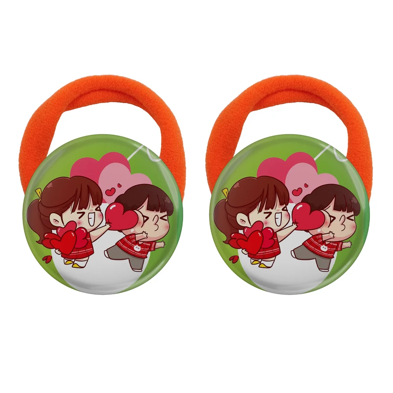 کش مو زنانه مدل قلب کد 1113 بسته دو عددی