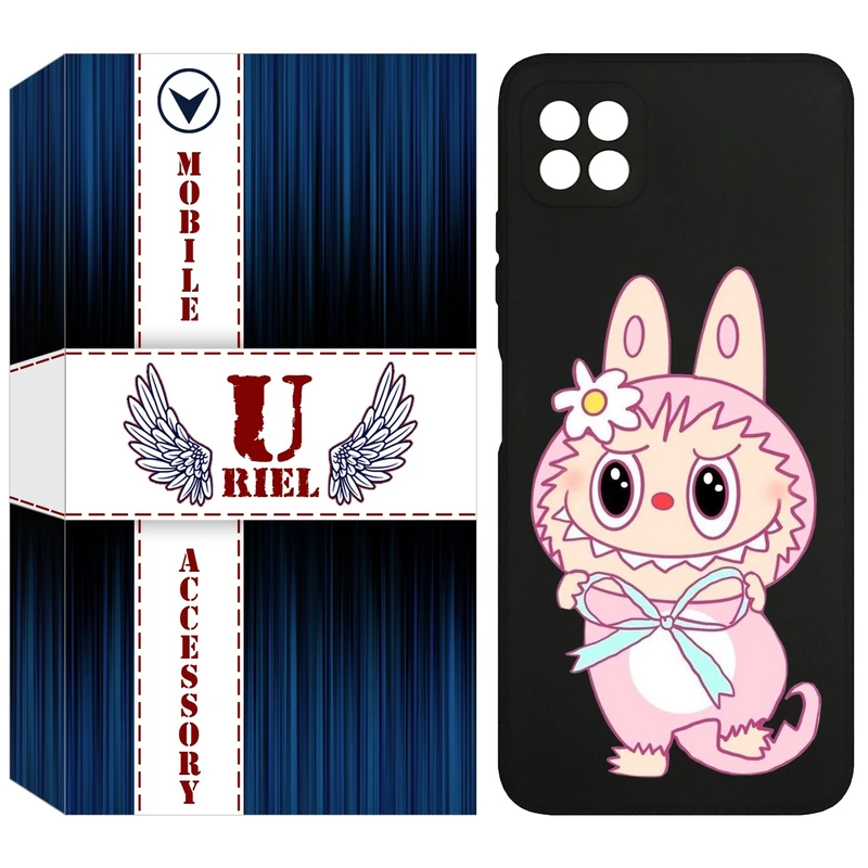 کاور یوریل مدل KSH کد 146 طرح عروسک لبوبو مناسب برای گوشی موبایل سامسونگ Galaxy A22 5G