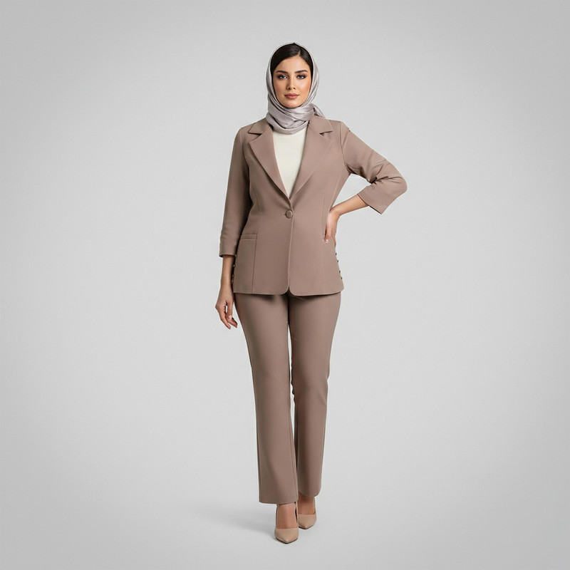 ست کت و شلوار رسمی زنانه السانا مدل تلناز کد 2406