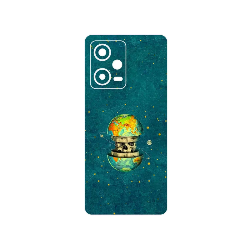 برچسب پوششی ماهوت مدل Collage of Earth Face مناسب برای گوشی موبایل شیائومی Redmi Note 12 Pro