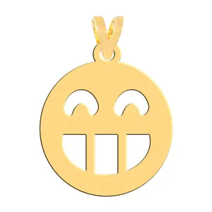 آویز گردنبند طلا 18 عیار زنانه فرشته مدل صورتک WNL-000608