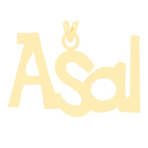 آویز گردنبند طلا 18 عیار زنانه الن نار مدل عسل کد N3575