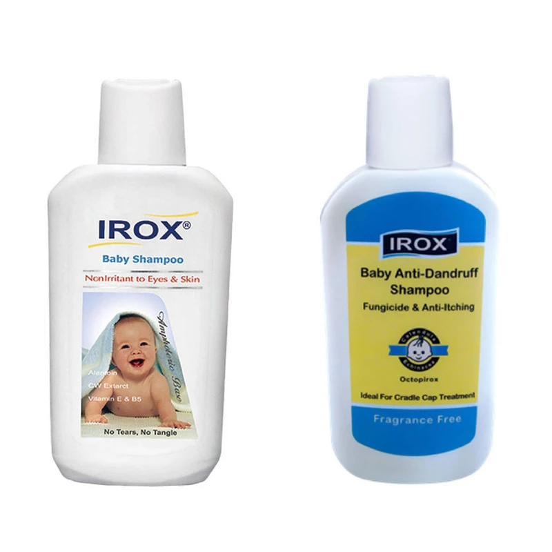 شامپو ضدشوره کودک ایروکس مدل octopirox حجم ۲۰۰ میلی لیتر به همراه شامپو سر کودک