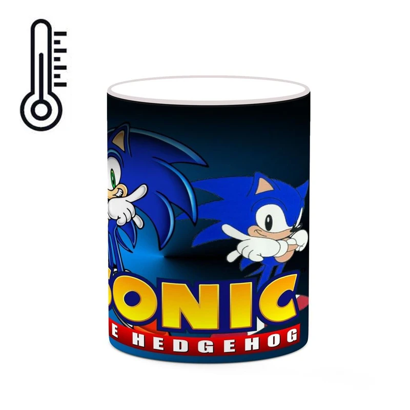 ماگ حرارتی کاکتی مدل بازی سونیک Sonic The Hedgehog کد mgh30218