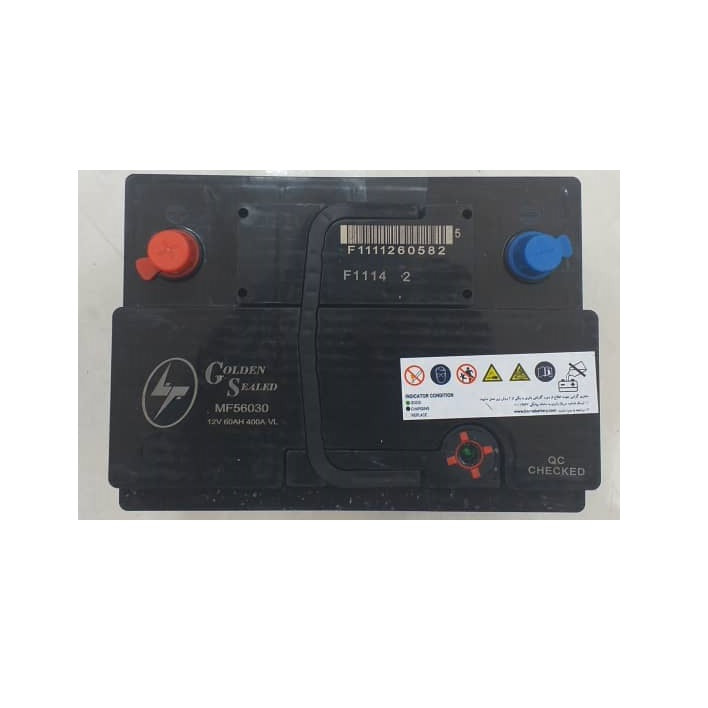 باتری اتمی خودرو برنا مدل گلدن سیلد 60 آمپرساعت