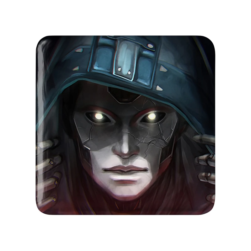 مگنت خندالو طرح ash ایکس لجند مدل مربعی کد 30952