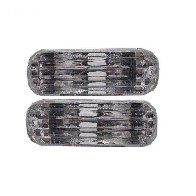 طلق چراغ راهنما داخل سپر خودرو چیکال مدل P-161 مناسب برای پراید 141 بسته 2 عددی