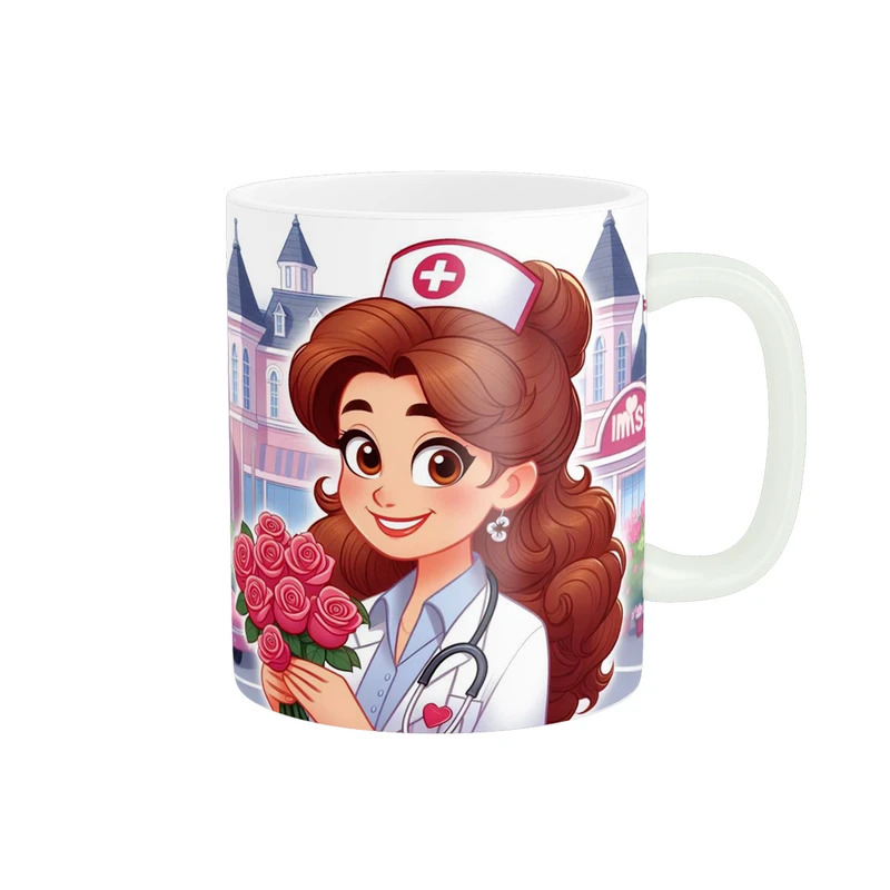 ماگ پادآفرین مدل روز پرستار مبارک کد p1714