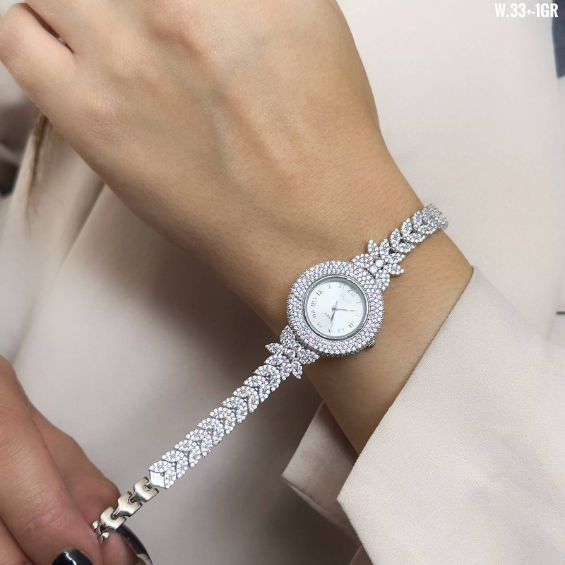 ساعت مچی عقربه ای نقره زنانه مدل MRJ7856 ساعت مچی عقربه ای نقره زنانه مدل MRJ7856