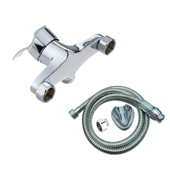 شیر سرویس بهداشتی مدل رومکس موج به همراه شلنگ توالت