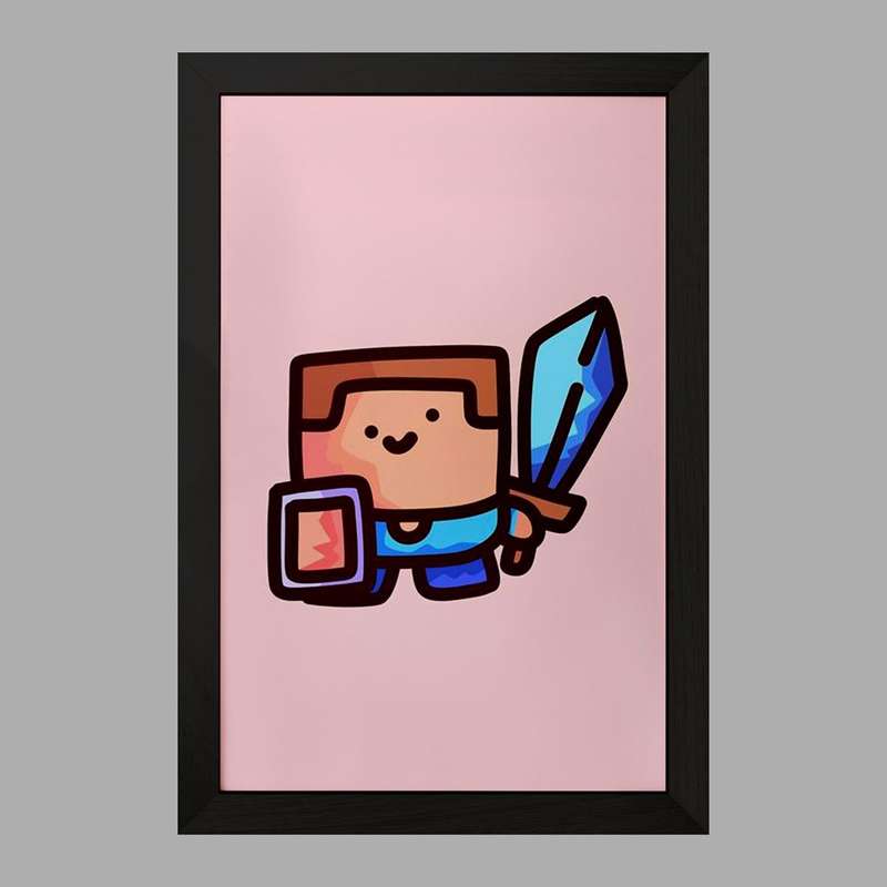تابلو خندالو مدل بازی ماینکرافت Minecraft  کد 23267