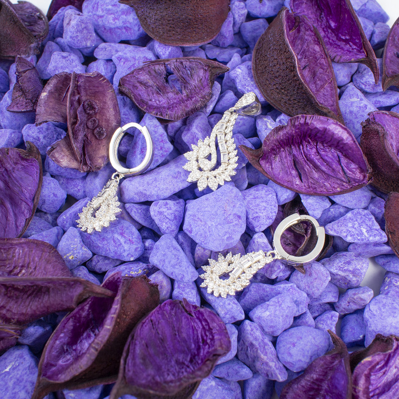 نیم ست نقره زنانه مدل AMT-N176