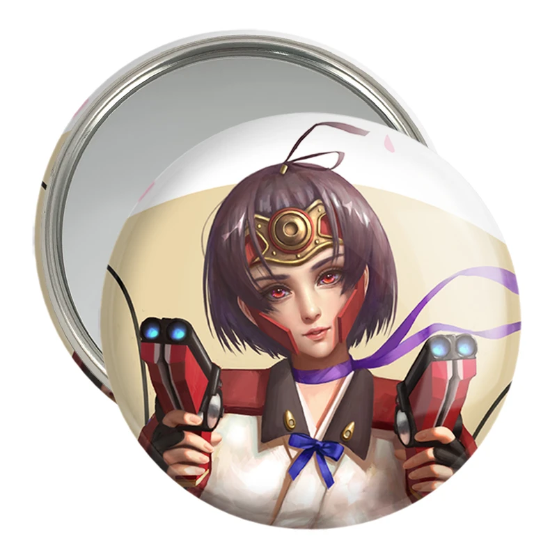 آینه جیبی خندالو مدل مومی انیمه کابانری (Kabaneri) کد 35973