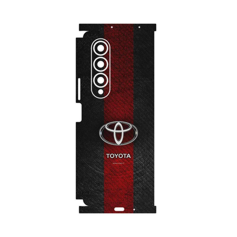 برچسب پوششی ماهوت مدل TOYOTA_Logo-FullSkin مناسب برای گوشی موبایل سامسونگ Galaxy Z Fold4
