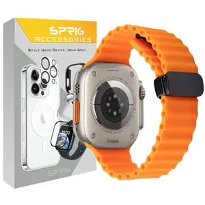 Sprig Magnetic Ocean model strap suitable for Apple Watch Series Se/Ultra/1/2/3/4/5/6/7/8/9 size 42/44/45/49mm