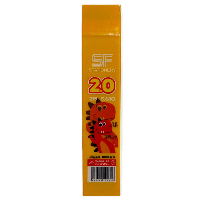 نوک مداد نوکی 2 میلی متری اس اف مدل دایناسور کد 9966 بسته 16 عددی نوک مداد نوکی 2 میلی متری اس اف مدل دایناسور کد 9966 بسته 16 عددی