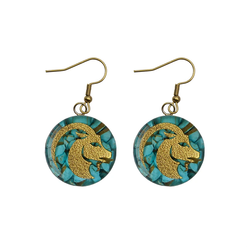 گوشواره زنانه آلتین هنر بزازیان مدل ماه دی