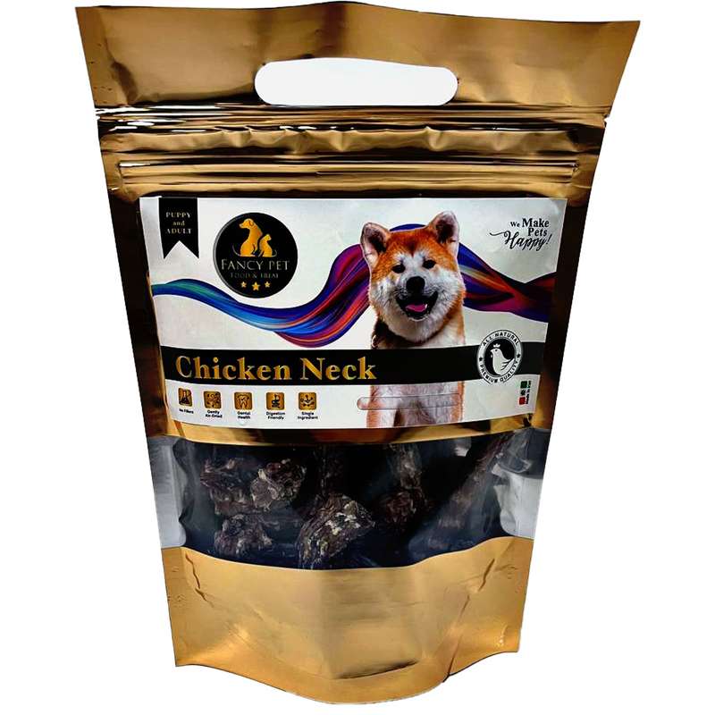 غذای تشویقی سگ فنسی پت مدل Chicken Neck بسته 10 عددی