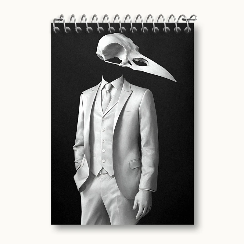 دفتر یادداشت 50 برگ خندالو طرح شوالیه ماه (Moon Knight) کد N2846