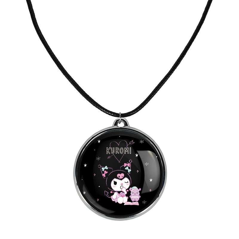 گردنبند خندالو مدل کورومی Kuromi کد 2657326582 گردنبند خندالو مدل کورومی Kuromi کد 2657326582