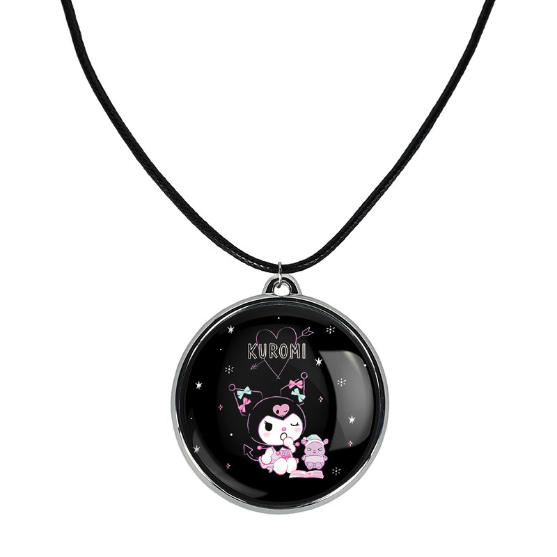 گردنبند خندالو مدل کورومی Kuromi کد 2657326582 گردنبند خندالو مدل کورومی Kuromi کد 2657326582