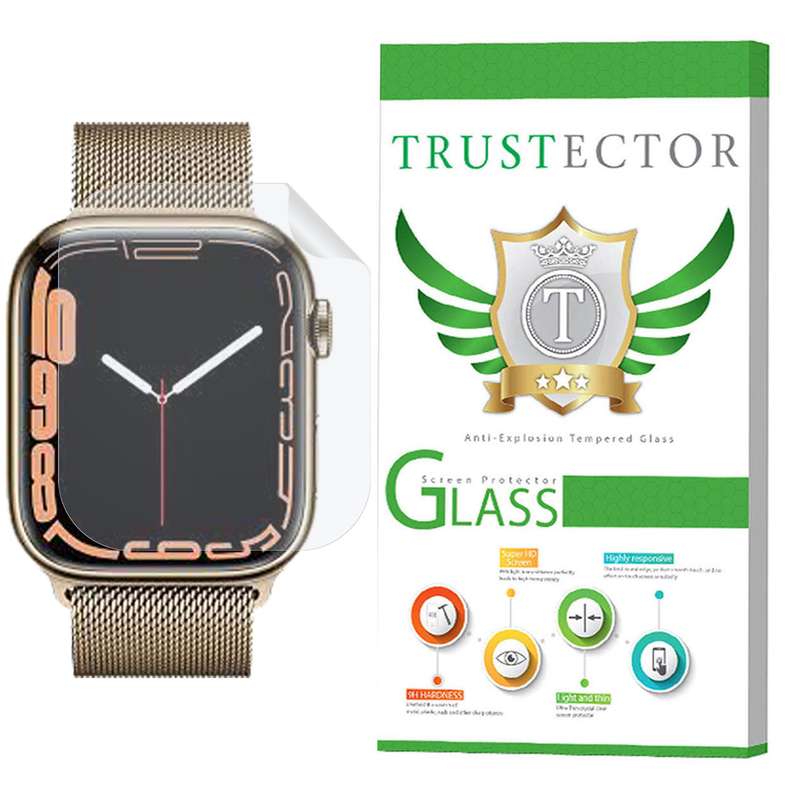 محافظ صفحه نمایش نانو تراستکتور مدل TPWT-Glass مناسب برای اپل واچ Series 7 41mm