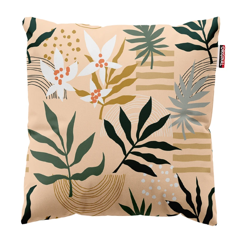 کوسن پاد آفرین مدل بوهو طرح مینیمال کد PK302166 سایز 30*30 سانتی متر