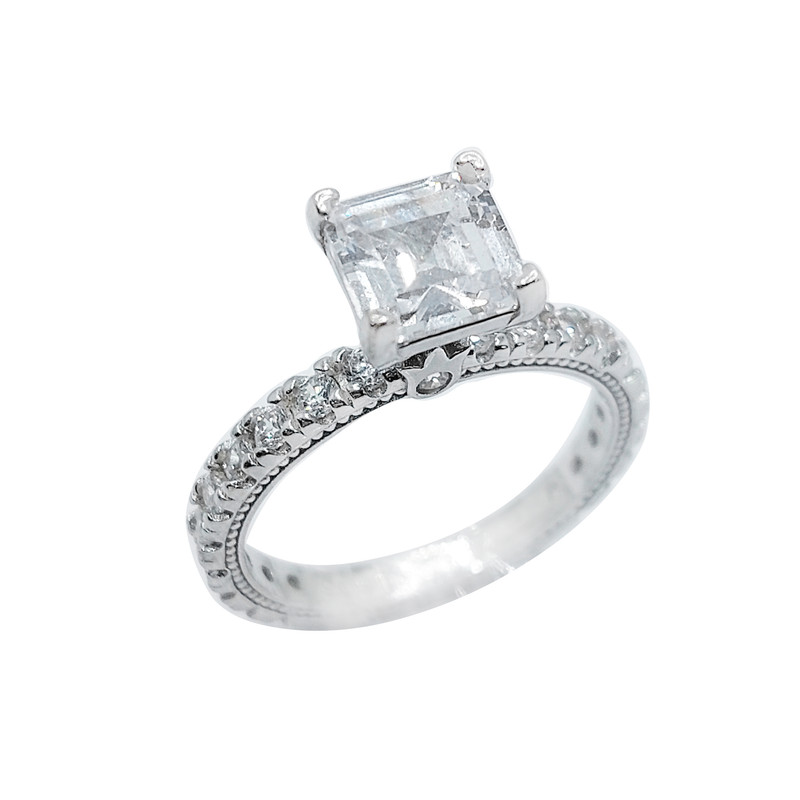 انگشتر نقره زنانه جی تی ای مدل تک داش انگشتر نقره زنانه جی تی ای مدل تک داش