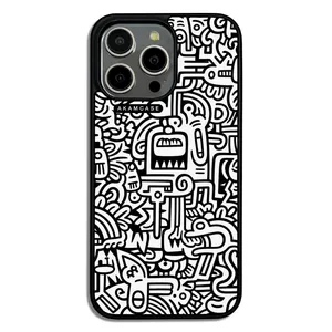 AKAM AMC-WA15PROMAX-DOODLE15 Cover For Apple iPhone 15 Pro Max