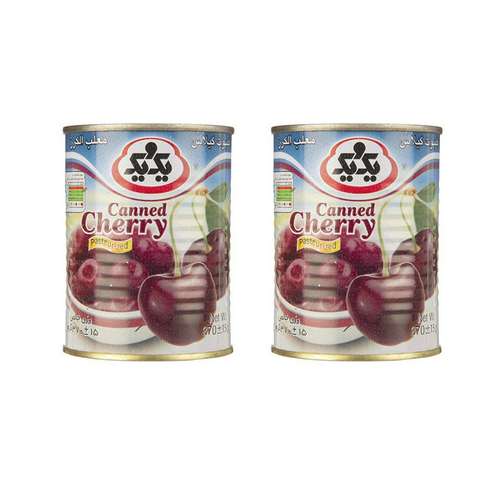 کمپوت گیلاس یک و یک - 420 گرم مجموعه 2 عددی