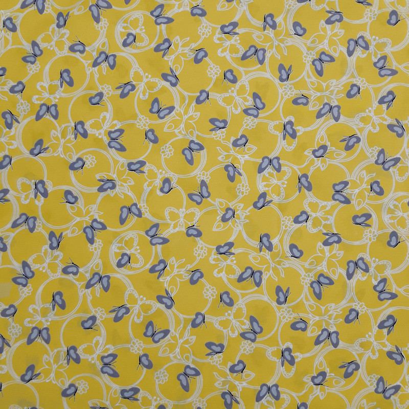 پارچه ملحفه سندس مدل پروانه کد F44