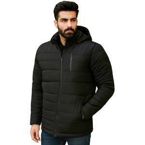 کاپشن مردانه مدل زمستانی خزدار ضد آب
