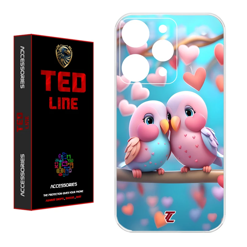 کاور تدلاین طرح پرنده کد 1176 مناسب برای گوشی موبایل شیائومی Redmi 12 4G